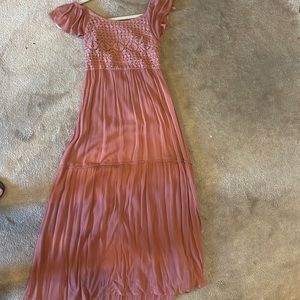 Women’s clay colored sun dress XS